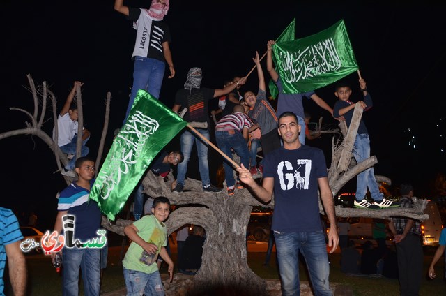   كفرقاسم - فيديو : الالاف في مظاهرة الغضب القسماوي لدخول وزير المعارف ومواجهات واصابات في مدخل البلدة مع الشرطة 